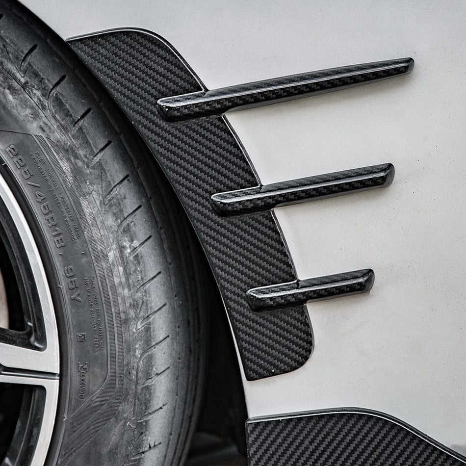 SOOQOO Misc. Exterior SOOQOO BMW 4 Series G22 Rear Arch Trims In Prepreg Carbon Fiber
