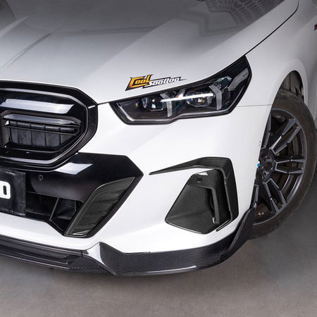 SOOQOO Misc. Exterior SOOQOO BMW 5 Series G60 Front Bumper Insert In Prepreg Carbon Fiber