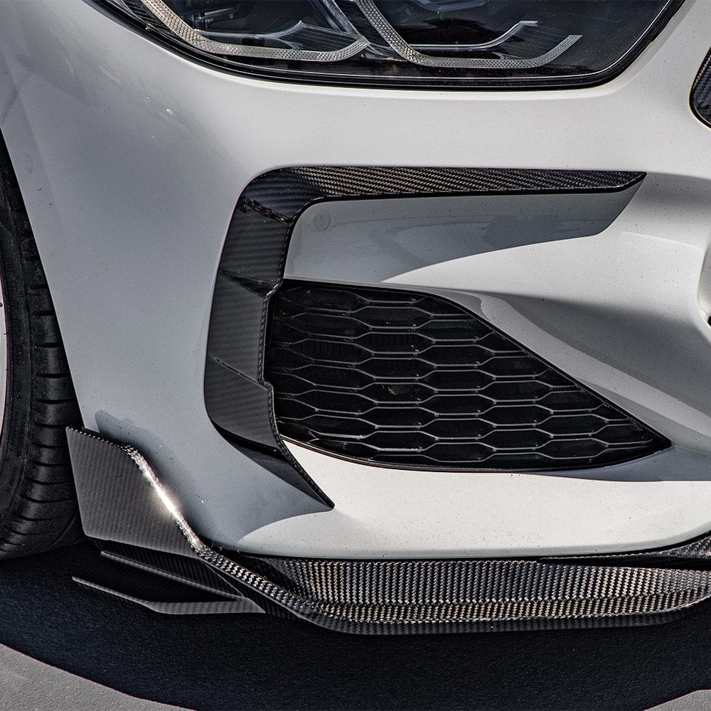 SOOQOO Misc. Exterior SOOQOO BMW 8 Series G14 Front Bumper Insert In Prepreg Carbon Fiber