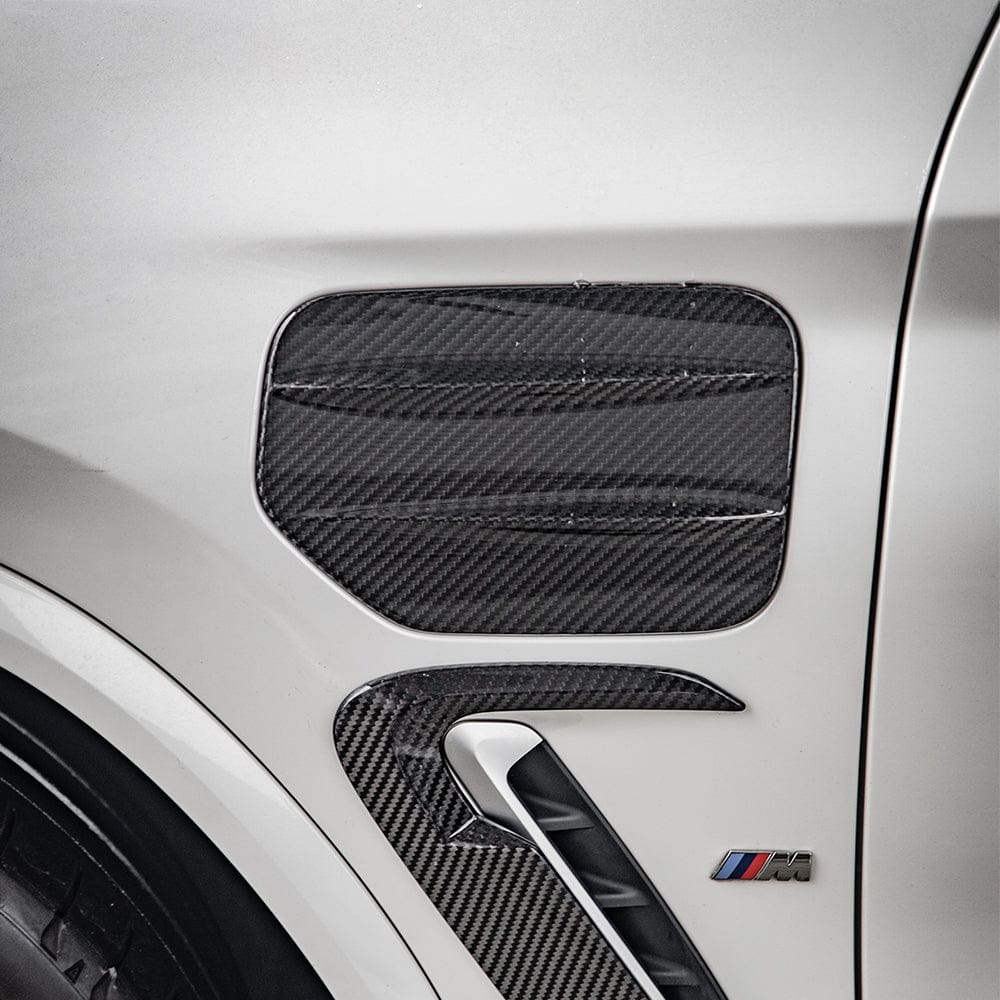 SOOQOO Misc. Exterior SOOQOO BMW iX3 G08 Charger Cover In Prepreg Carbon Fiber