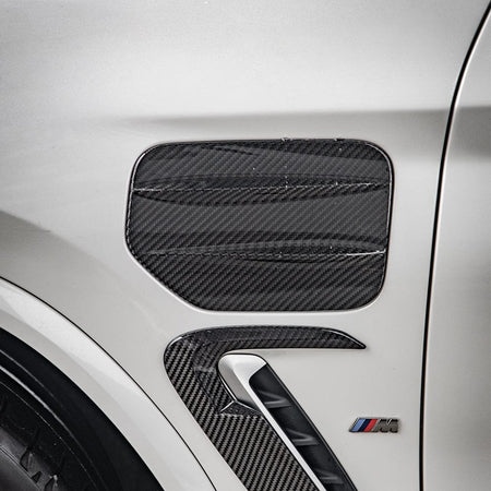 SOOQOO Misc. Exterior SOOQOO BMW iX3 G08 Charger Cover In Prepreg Carbon Fiber