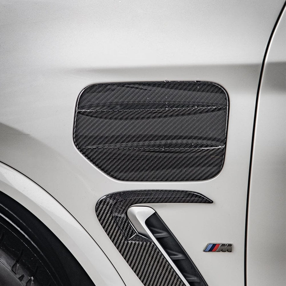 SOOQOO Misc. Exterior SOOQOO BMW iX3 G08 Charger Cover In Prepreg Carbon Fiber