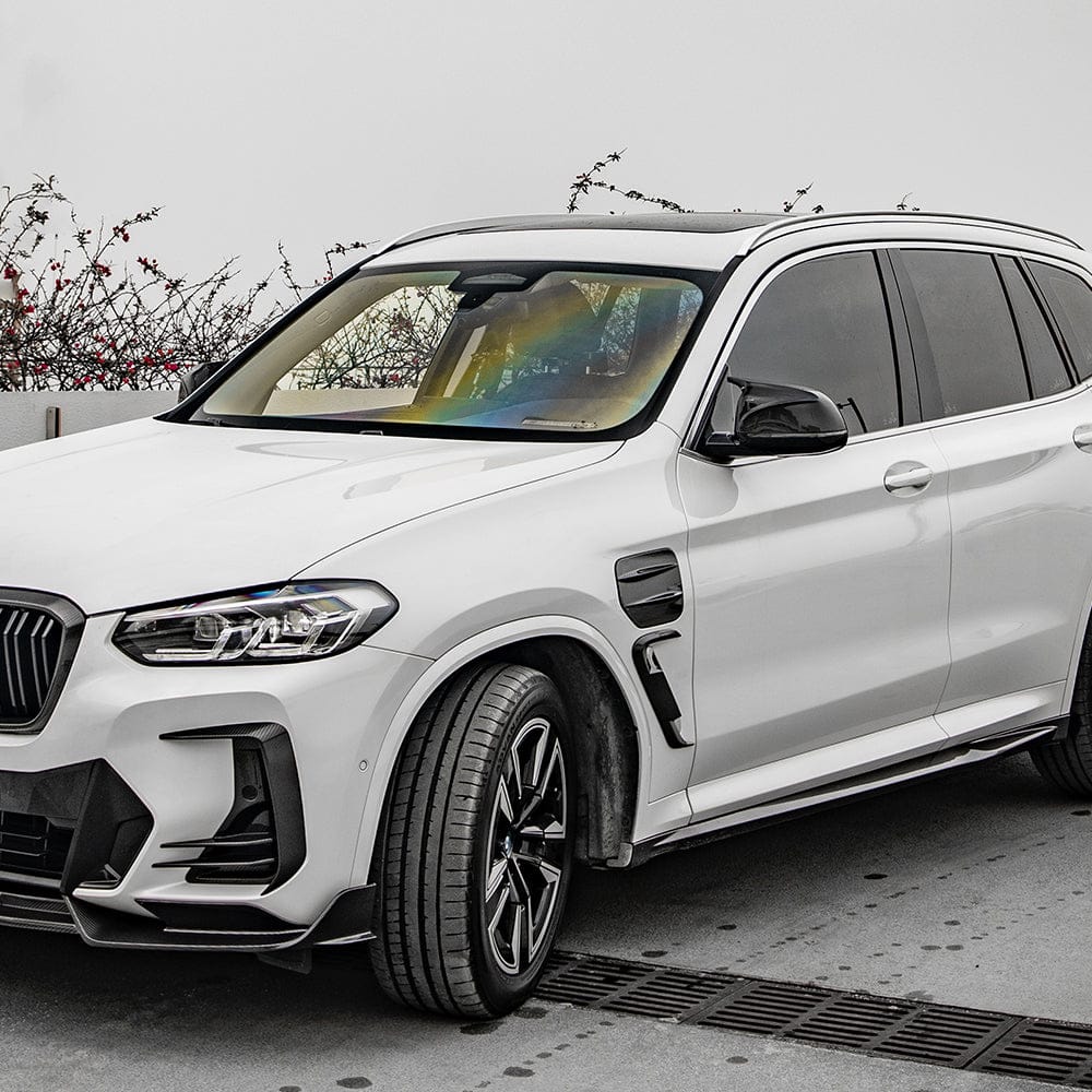 SOOQOO Misc. Exterior SOOQOO BMW iX3 G08 Charger Cover In Prepreg Carbon Fiber