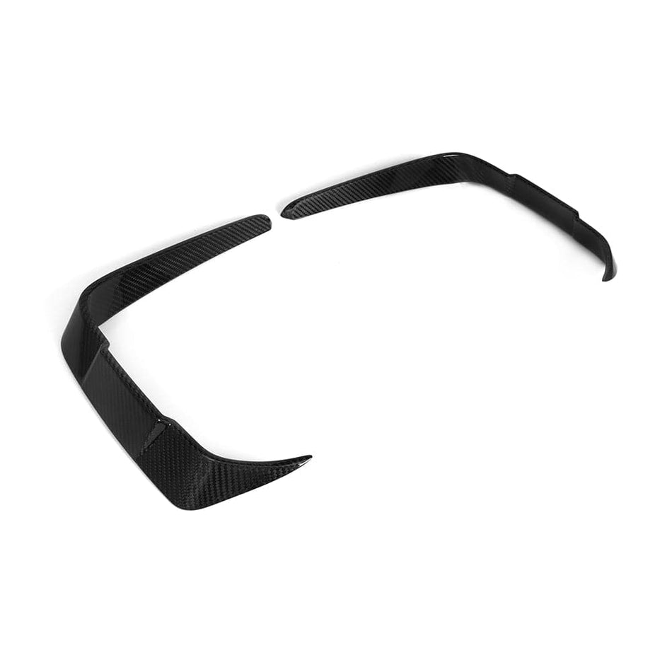 SOOQOO Misc. Exterior SOOQOO BMW M2 F87 LCI Front Bumper Inserts In Prepreg Carbon Fiber