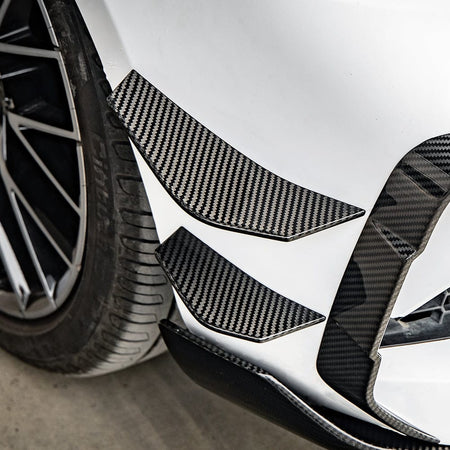 SOOQOO Misc. Exterior SOOQOO BMW M2 F87 LCI Front Bumper Inserts In Prepreg Carbon Fiber