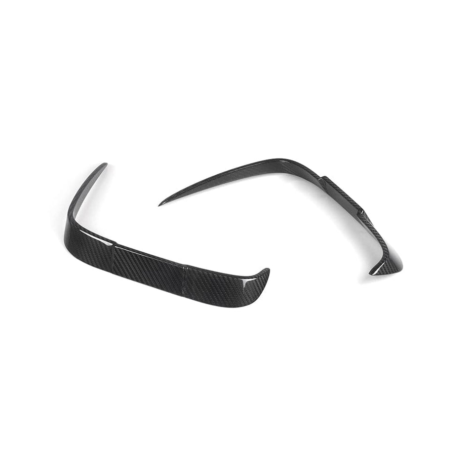 SOOQOO Misc. Exterior SOOQOO BMW M2 F87 Rear Bumper Inserts In Prepreg Carbon Fiber
