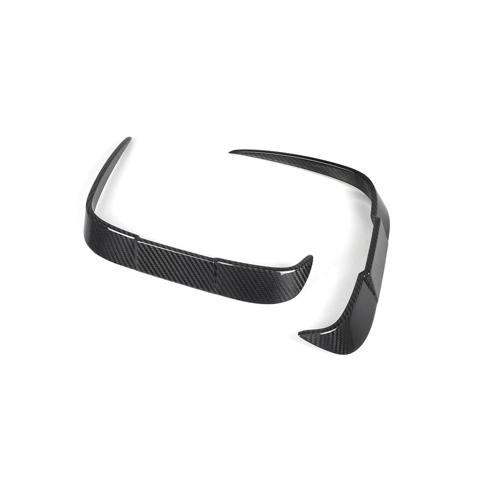 SOOQOO Misc. Exterior SOOQOO BMW M2 F87 Rear Bumper Inserts In Prepreg Carbon Fiber