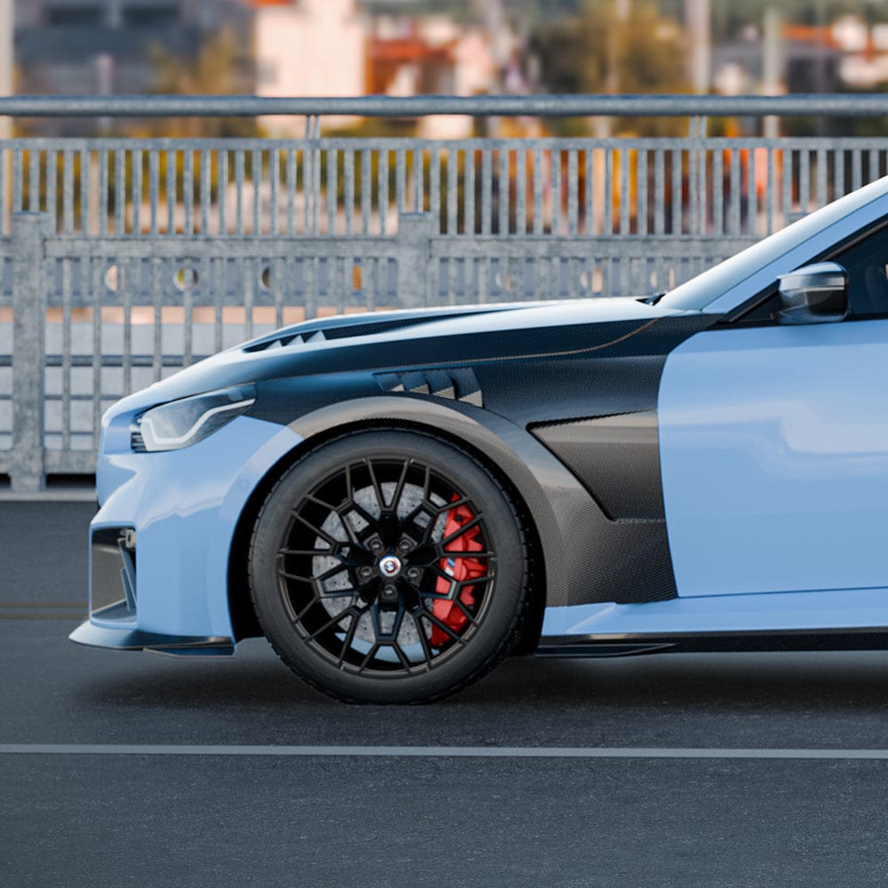 SOOQOO Misc. Exterior SOOQOO BMW M2 G87 Side Fenders In Prepreg Carbon Fiber