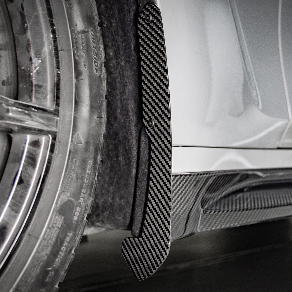 SOOQOO Misc. Exterior SOOQOO BMW M3 G80 Front Mud Flaps In Prepreg Carbon Fiber