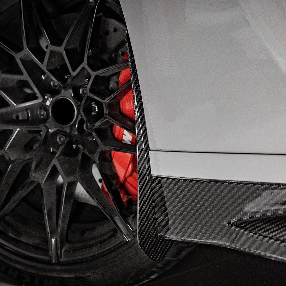SOOQOO Misc. Exterior SOOQOO BMW M3 G80 Front Mud Flaps In Prepreg Carbon Fiber
