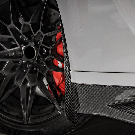 SOOQOO Misc. Exterior SOOQOO BMW M3 G80 Front Mud Flaps In Prepreg Carbon Fiber