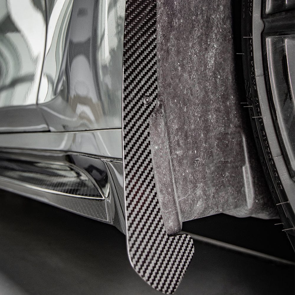 SOOQOO Misc. Exterior SOOQOO BMW M3 G80 Front Mud Flaps In Prepreg Carbon Fiber