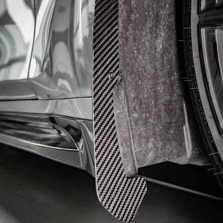 SOOQOO Misc. Exterior SOOQOO BMW M3 G80 Front Mud Flaps In Prepreg Carbon Fiber