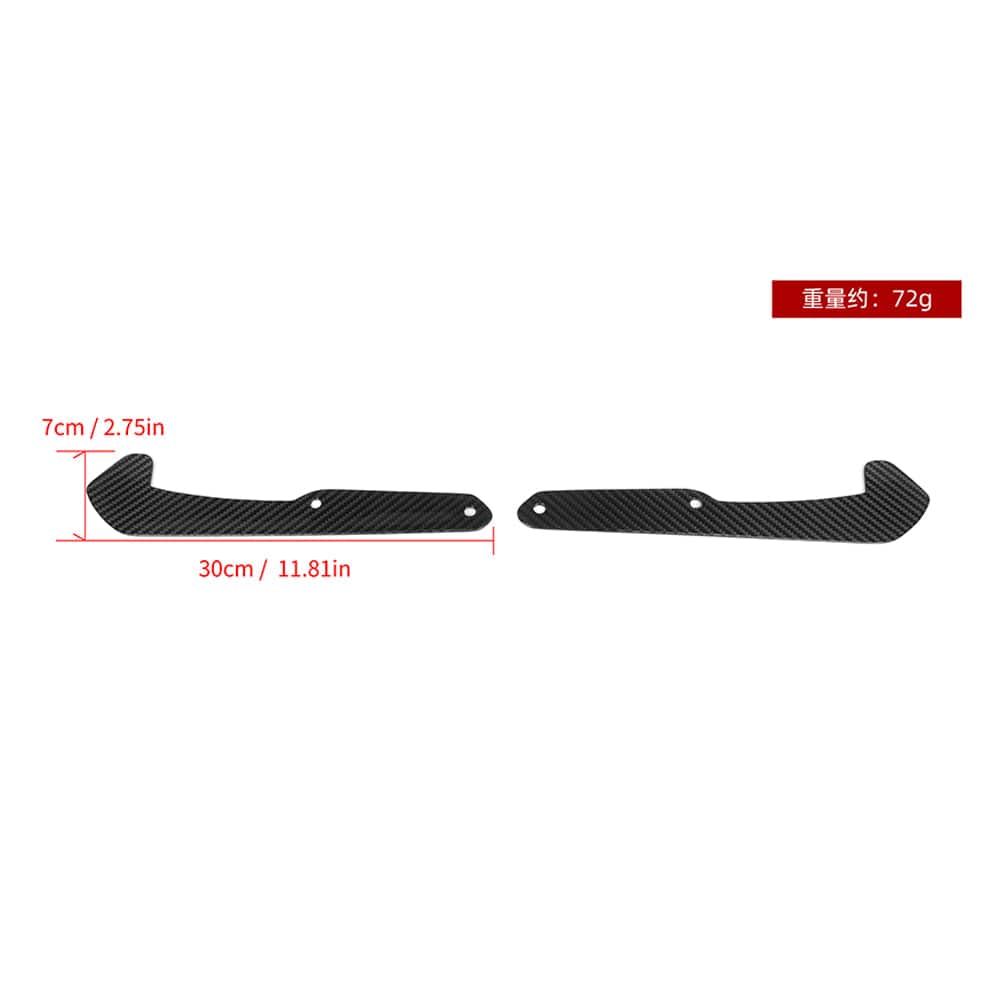 SOOQOO Misc. Exterior SOOQOO BMW M3 G80 Front Mud Flaps In Prepreg Carbon Fiber
