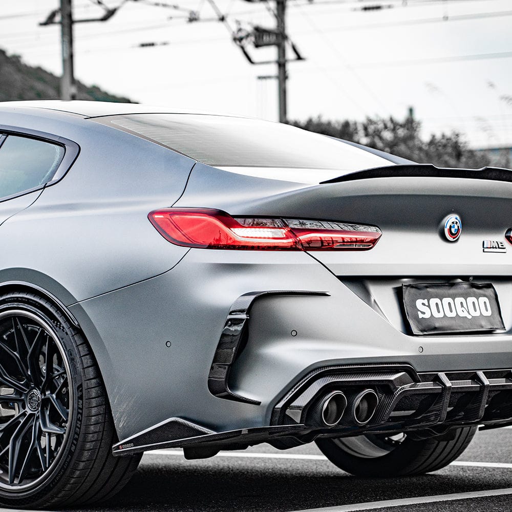 SOOQOO Misc. Exterior SOOQOO BMW M8 F93 Rear Vent Trim In Prepreg Carbon Fiber