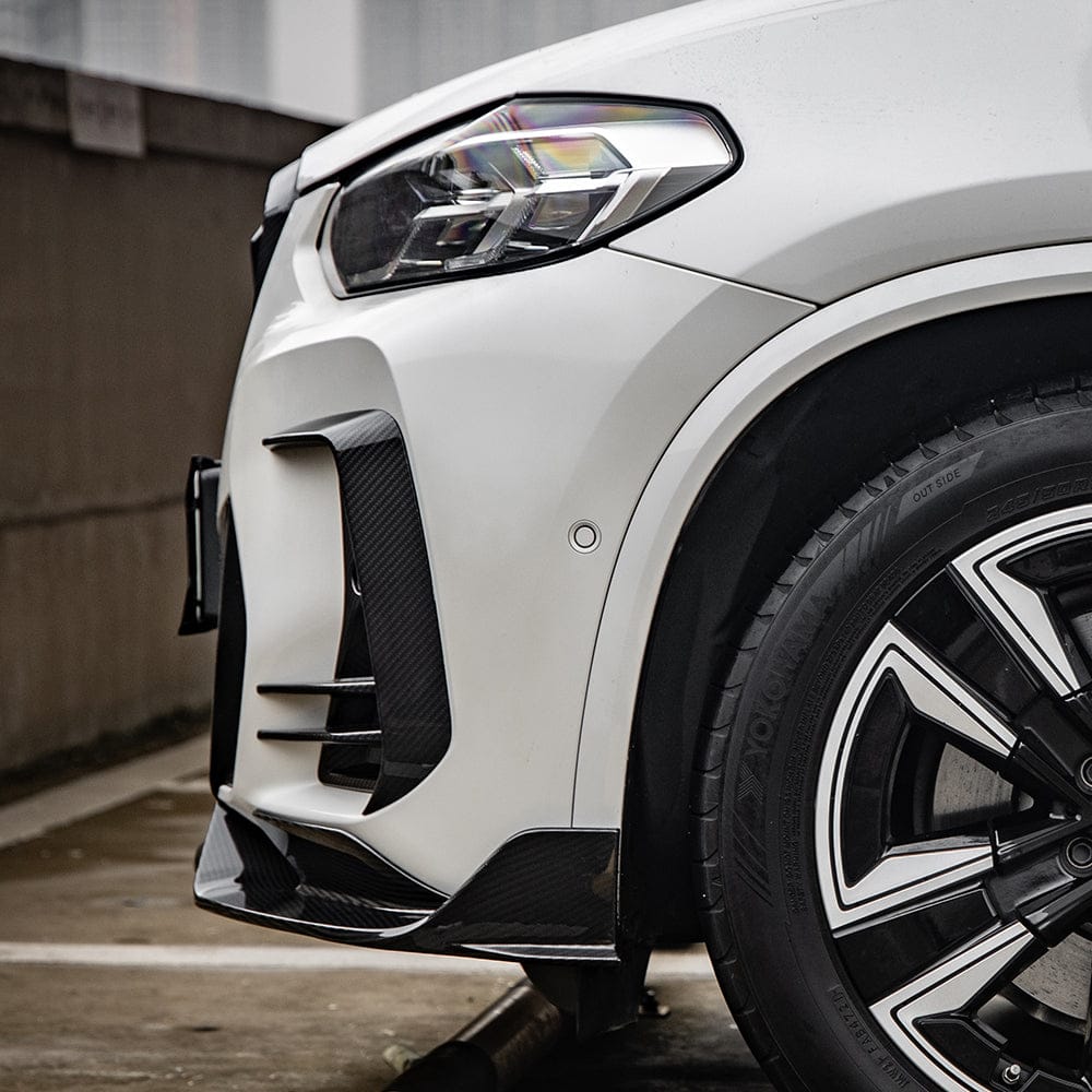 SOOQOO Misc. Exterior SOOQOO BMW X3 G01 LCI Front Vent Trims In Prepreg Carbon Fiber