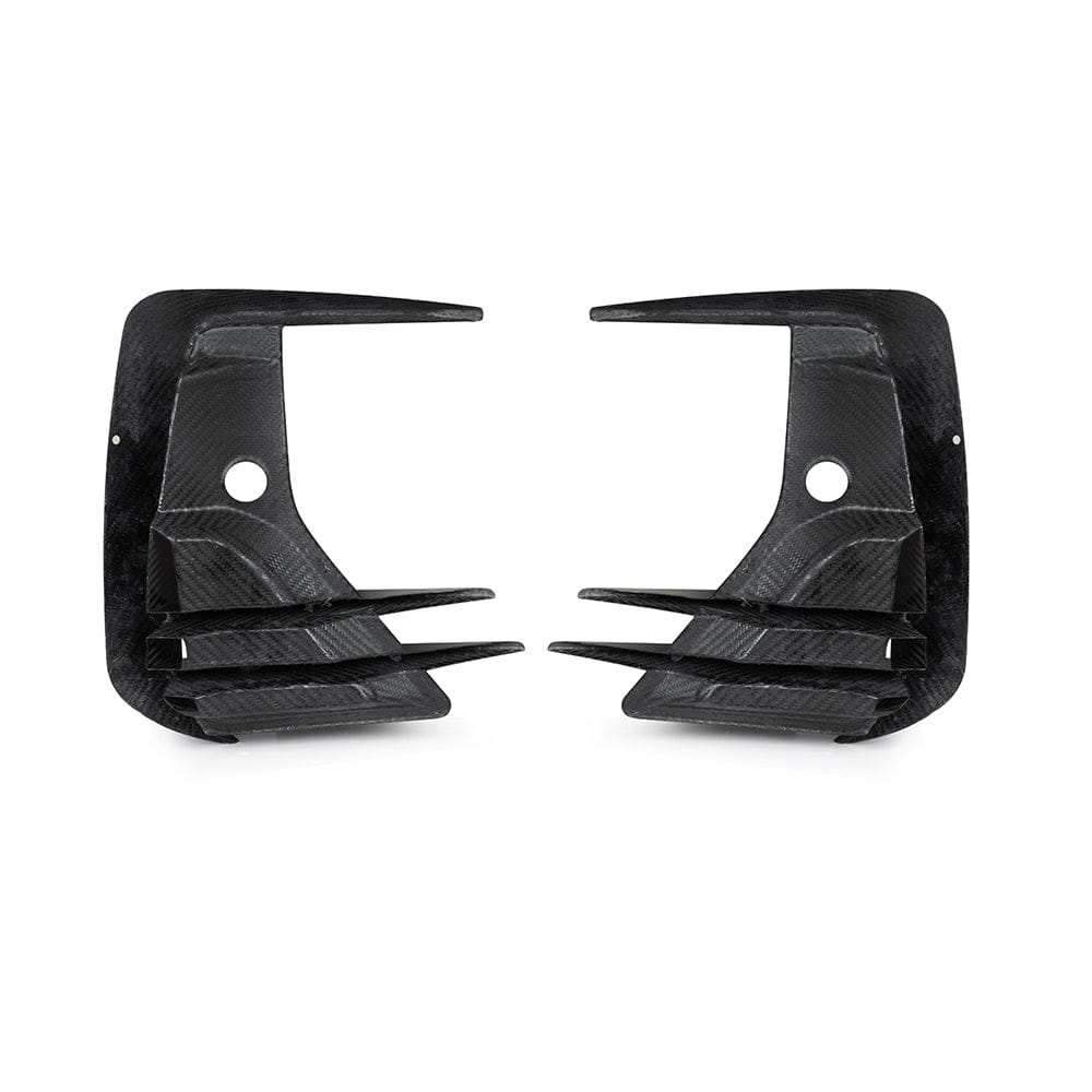 SOOQOO Misc. Exterior SOOQOO BMW X3 G01 LCI Front Vent Trims In Prepreg Carbon Fiber