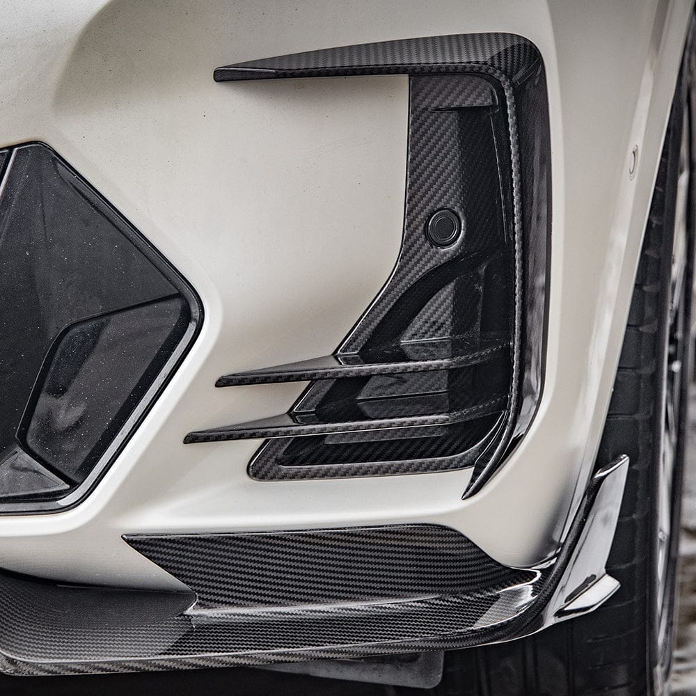 SOOQOO Misc. Exterior SOOQOO BMW X3 G01 LCI Front Vent Trims In Prepreg Carbon Fiber
