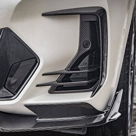 SOOQOO Misc. Exterior SOOQOO BMW X3 G01 LCI Front Vent Trims In Prepreg Carbon Fiber