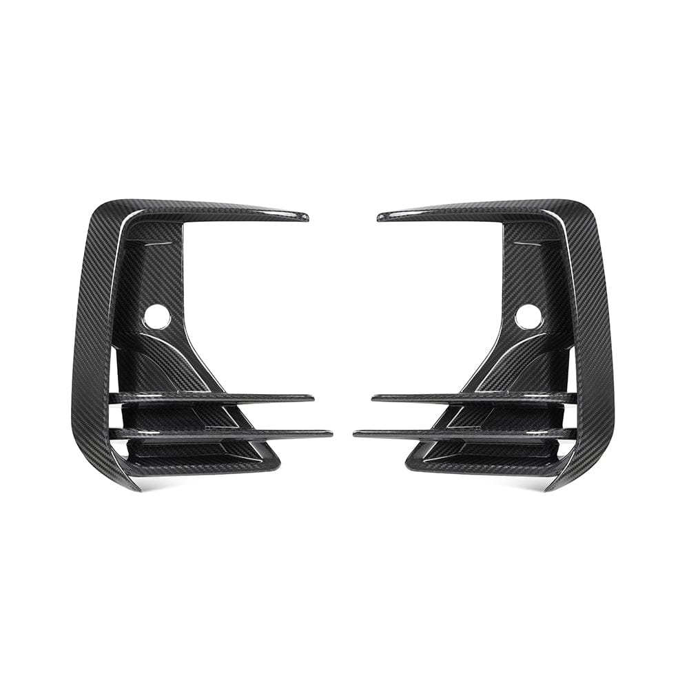 SOOQOO Misc. Exterior SOOQOO BMW X3 G01 LCI Front Vent Trims In Prepreg Carbon Fiber