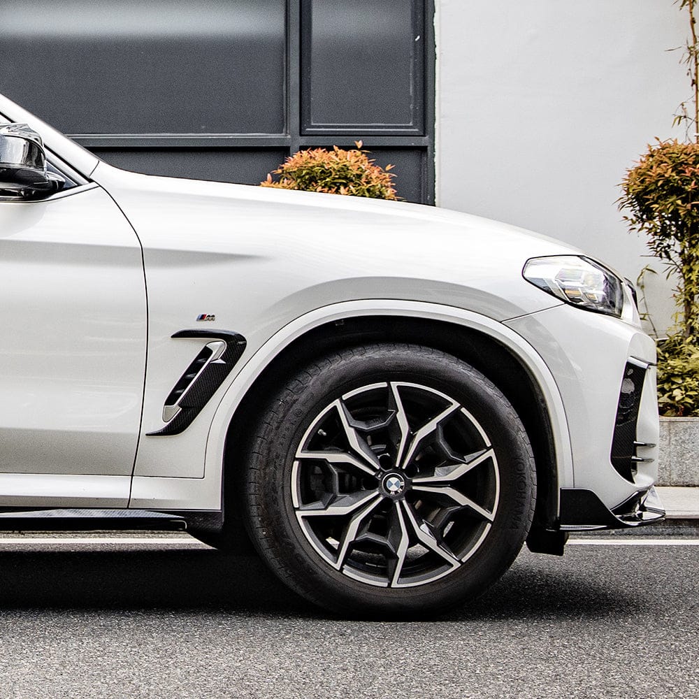 SOOQOO Misc. Exterior SOOQOO BMW X3 G01 LCI Side Fender Trims In Prepreg Carbon Fiber