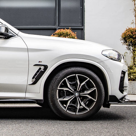 SOOQOO Misc. Exterior SOOQOO BMW X3 G01 LCI Side Fender Trims In Prepreg Carbon Fiber