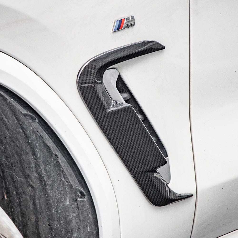 SOOQOO Misc. Exterior SOOQOO BMW X3 G01 LCI Side Fender Trims In Prepreg Carbon Fiber