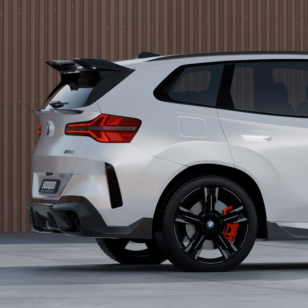 SOOQOO Misc. Exterior SOOQOO BMW X3 G45 Rear Window Fins In Prepreg Carbon Fiber