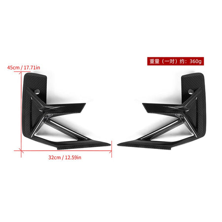 SOOQOO Misc. Exterior SOOQOO BMW X3M F97 LCI Air Inlets In Prepreg Carbon Fiber