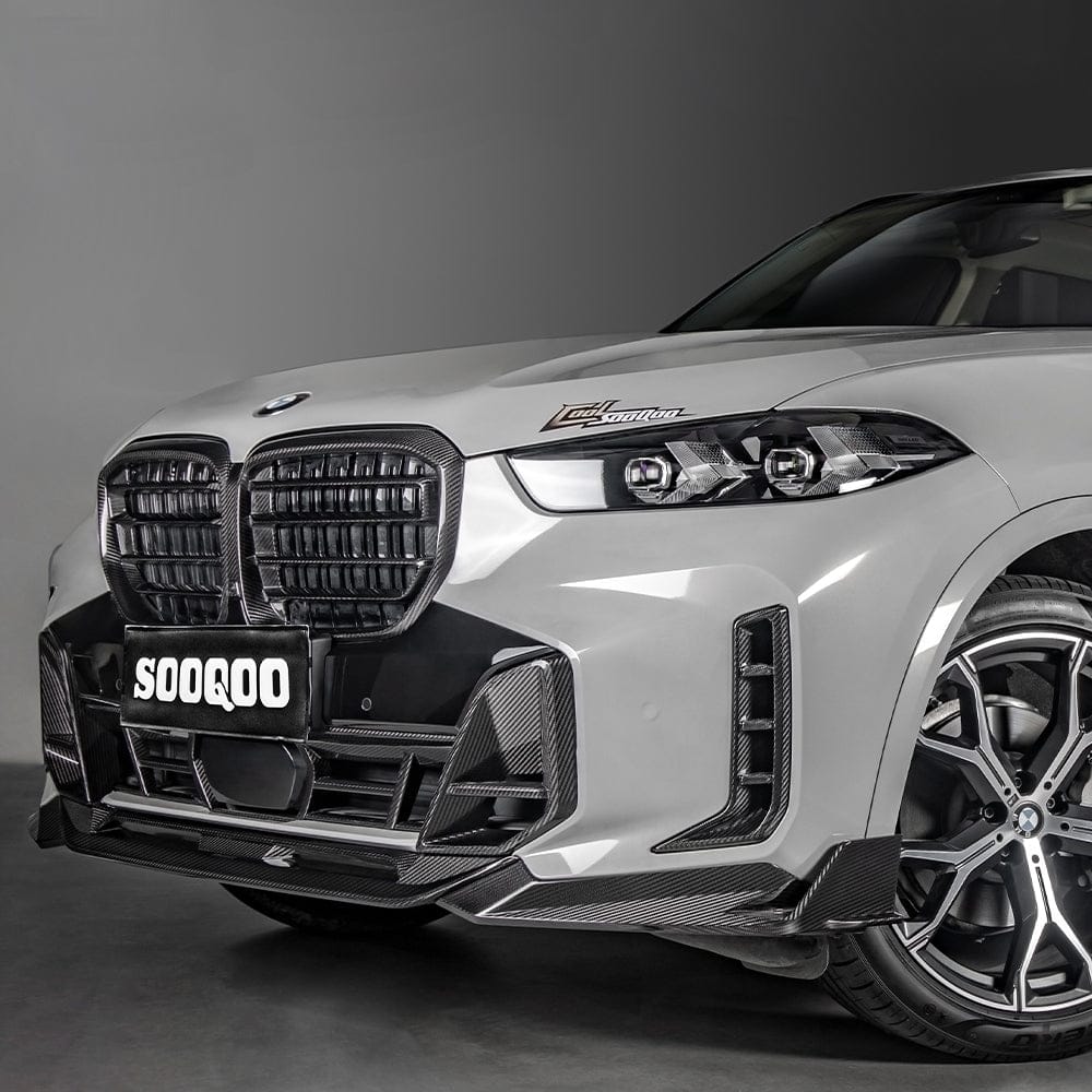 SOOQOO Misc. Exterior SOOQOO BMW X5 G05 LCI Front Lower Grille In Prepreg Carbon Fiber