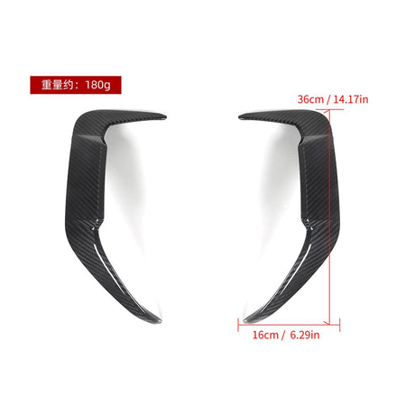 SOOQOO Misc. Exterior SOOQOO BMW X5M F95 Facelift Rear Bumper Insert In Prepreg Carbon Fiber