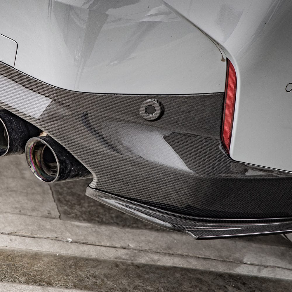 SOOQOO Rear Diffuser SOOQOO BMW 2 Series G42 Rear Spats In Prepreg Carbon Fiber
