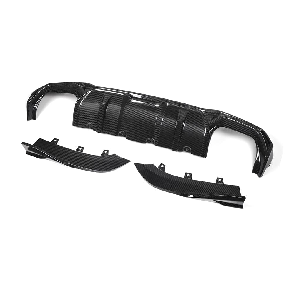 SOOQOO Rear Diffuser SOOQOO BMW 4 Series G22 Rear Diffuser In Prepreg Carbon Fiber