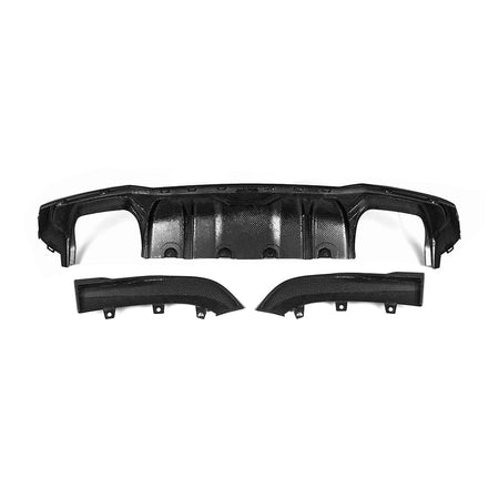 SOOQOO Rear Diffuser SOOQOO BMW 4 Series G22 Rear Diffuser In Prepreg Carbon Fiber