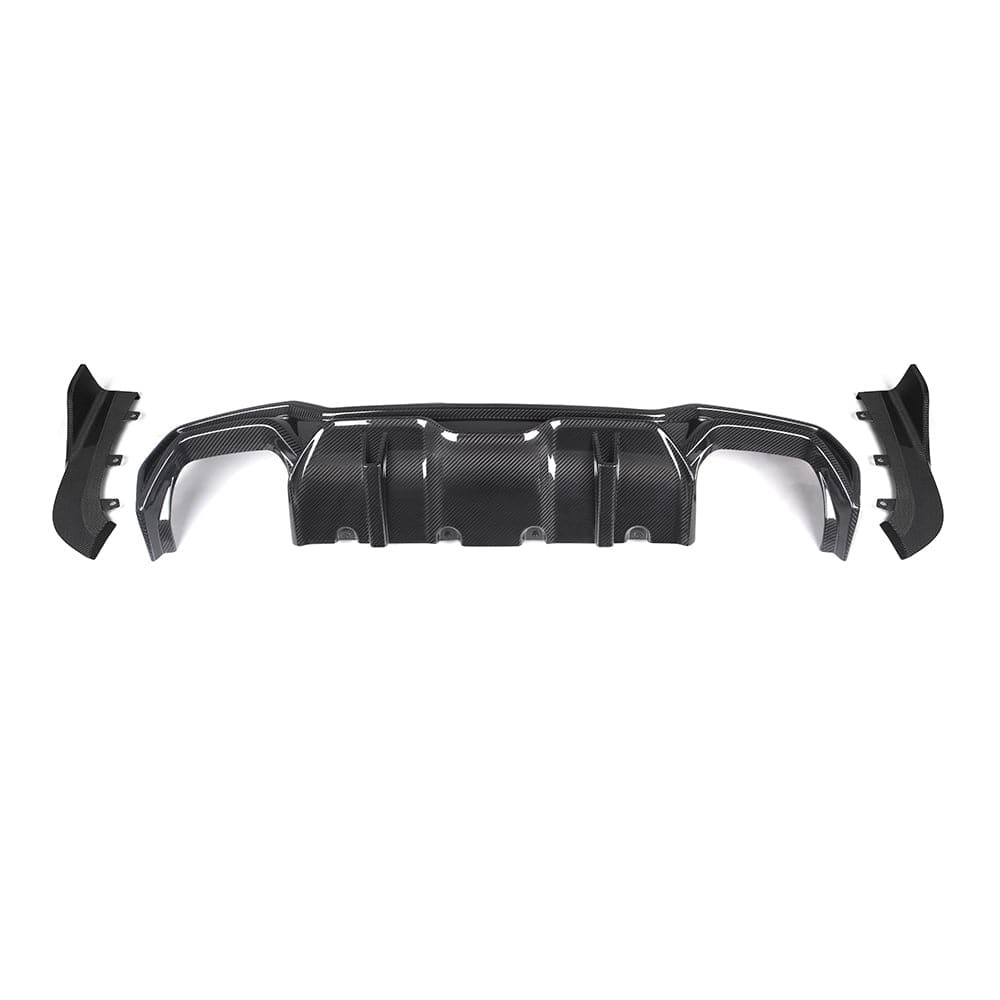 SOOQOO Rear Diffuser SOOQOO BMW 4 Series G22 Rear Diffuser In Prepreg Carbon Fiber