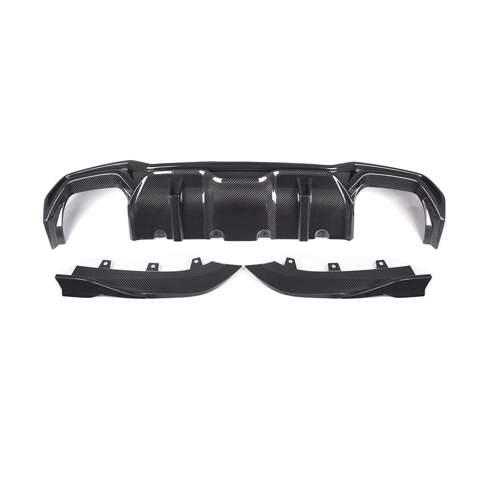 SOOQOO Rear Diffuser SOOQOO BMW 4 Series G22 Rear Diffuser In Prepreg Carbon Fiber