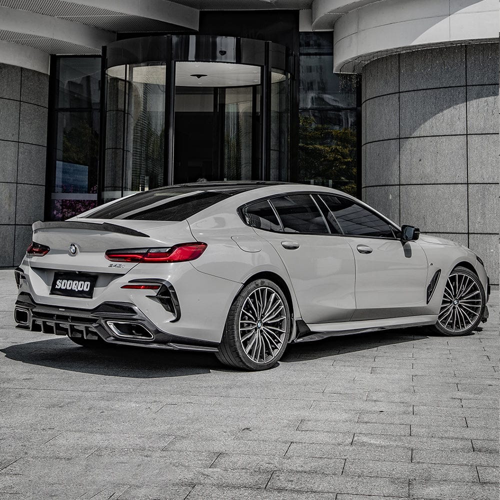 SOOQOO Rear Diffuser SOOQOO BMW 8 Series G16 Rear Diffuser In Prepreg Carbon Fiber