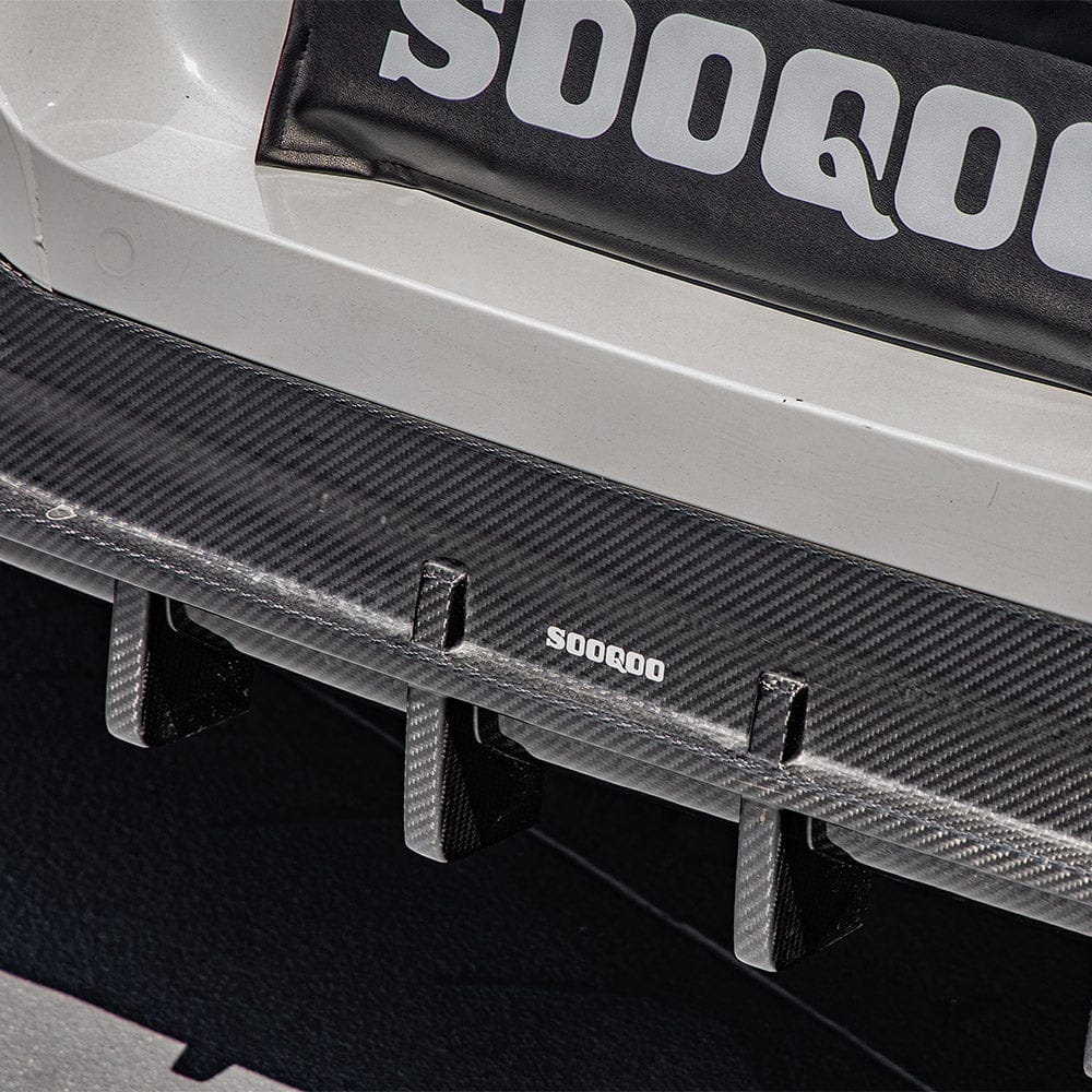 SOOQOO Rear Diffuser SOOQOO BMW 8 Series G16 Rear Diffuser In Prepreg Carbon Fiber