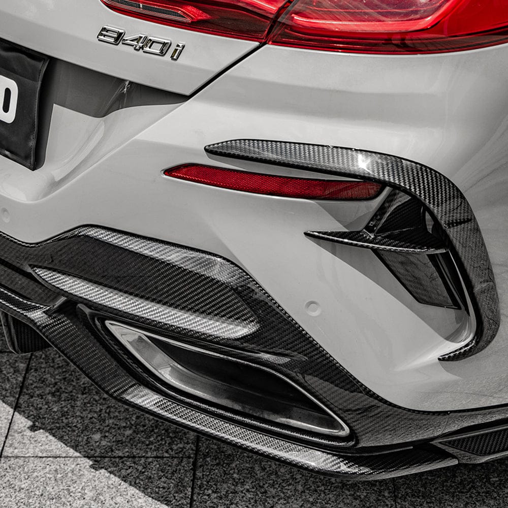 SOOQOO Rear Diffuser SOOQOO BMW 8 Series G16 Rear Diffuser In Prepreg Carbon Fiber
