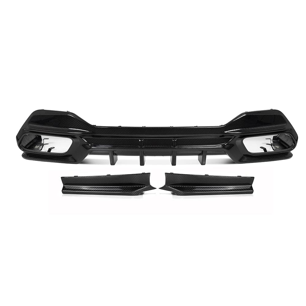 SOOQOO Rear Diffuser SOOQOO BMW 8 Series G16 Rear Diffuser In Prepreg Carbon Fiber