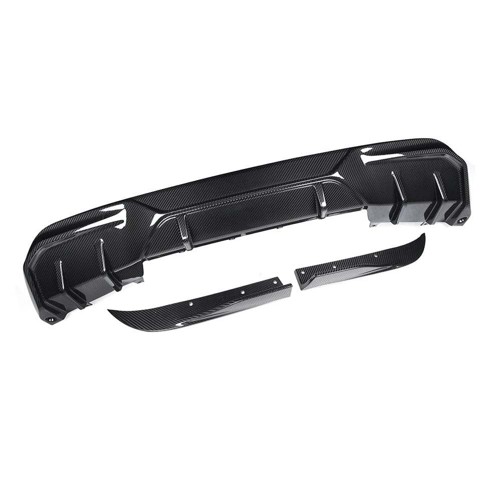SOOQOO Rear Diffuser SOOQOO BMW I4 G26 Rear Diffuser In Prepreg Carbon Fiber
