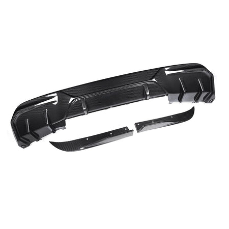SOOQOO Rear Diffuser SOOQOO BMW I4 G26 Rear Diffuser In Prepreg Carbon Fiber