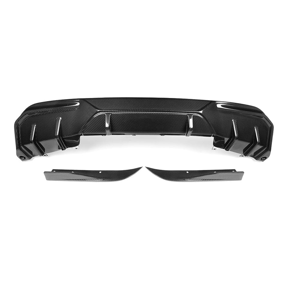 SOOQOO Rear Diffuser SOOQOO BMW I4 G26 Rear Diffuser In Prepreg Carbon Fiber