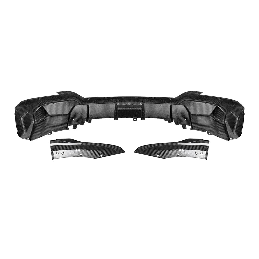 SOOQOO Rear Diffuser SOOQOO BMW iX3 G08 Rear Diffuser In Prepreg Carbon Fiber