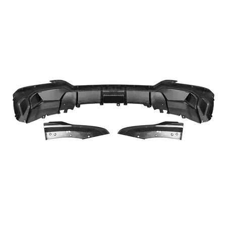 SOOQOO Rear Diffuser SOOQOO BMW iX3 G08 Rear Diffuser In Prepreg Carbon Fiber