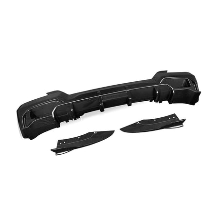 SOOQOO Rear Diffuser SOOQOO BMW iX3 G08 Rear Diffuser In Prepreg Carbon Fiber