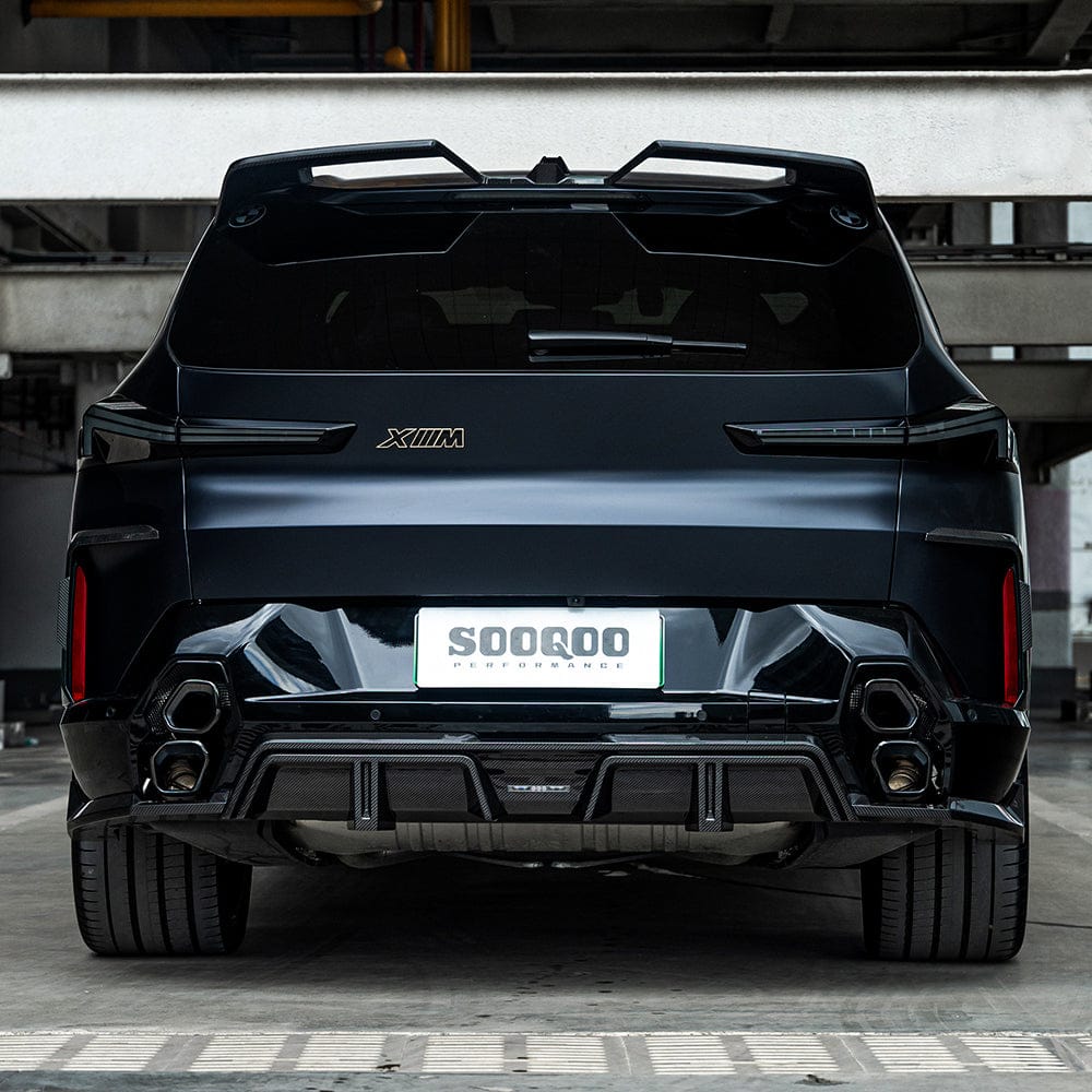 SOOQOO Rear Diffuser SOOQOO BMW XM G09 Rear Diffuser in Gloss Carbon