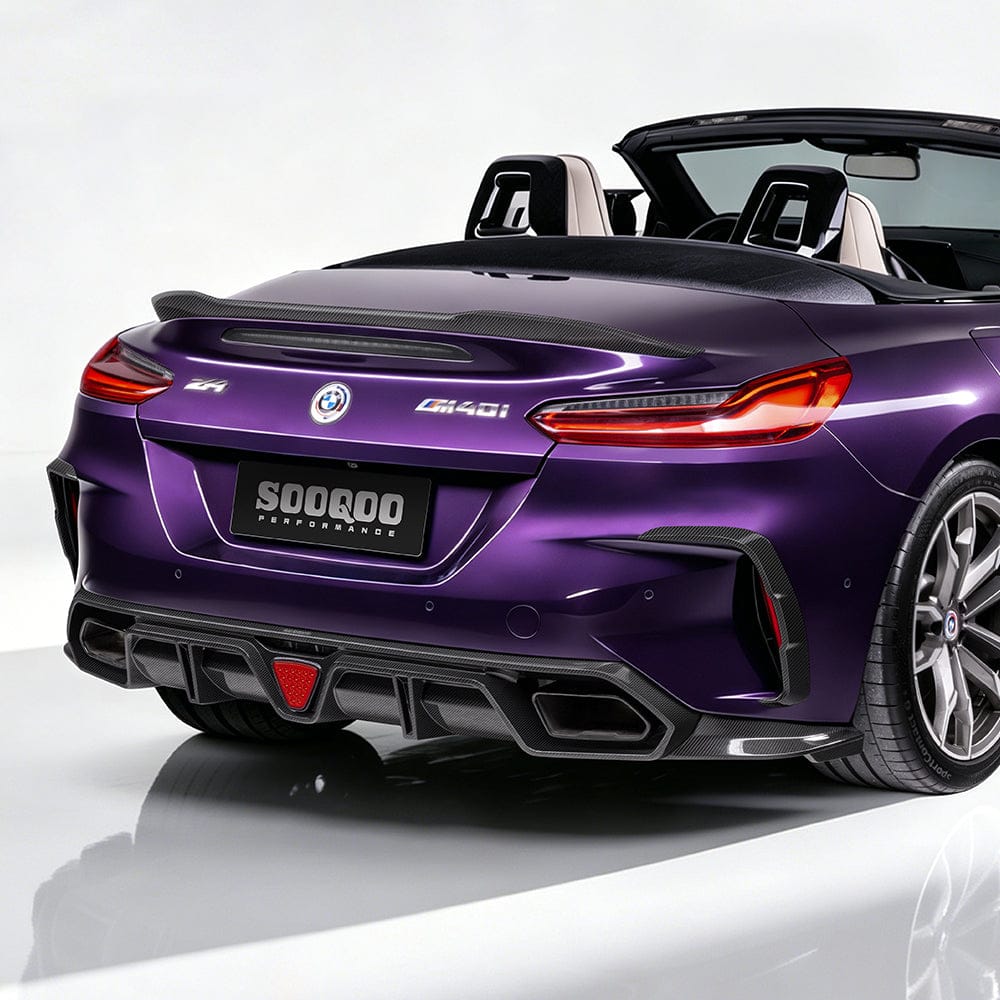 SOOQOO Rear Diffuser SOOQOO BMW Z4 G29 Rear Diffuser In Prepreg Carbon Fiber