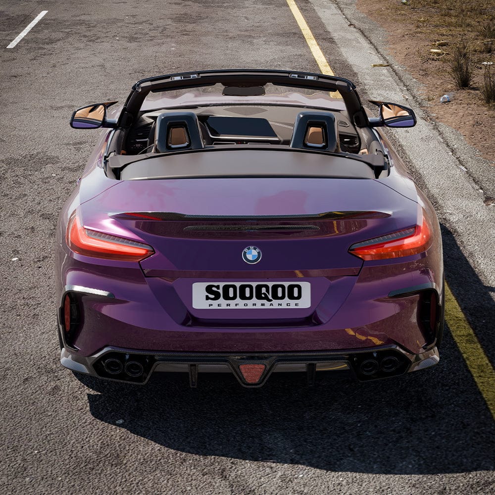 SOOQOO Rear Diffuser SOOQOO BMW Z4 G29 Rear Diffuser In Prepreg Carbon Fiber