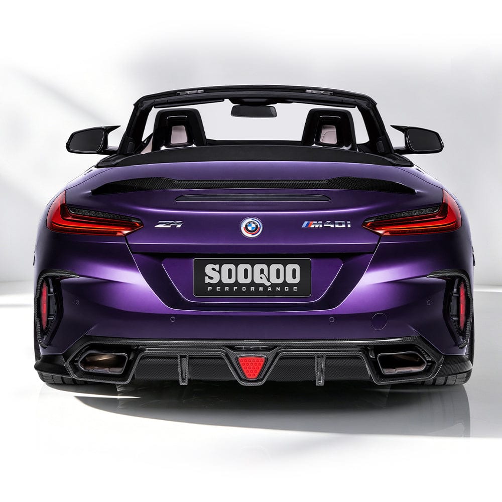 SOOQOO Rear Diffuser SOOQOO BMW Z4 G29 Rear Diffuser In Prepreg Carbon Fiber
